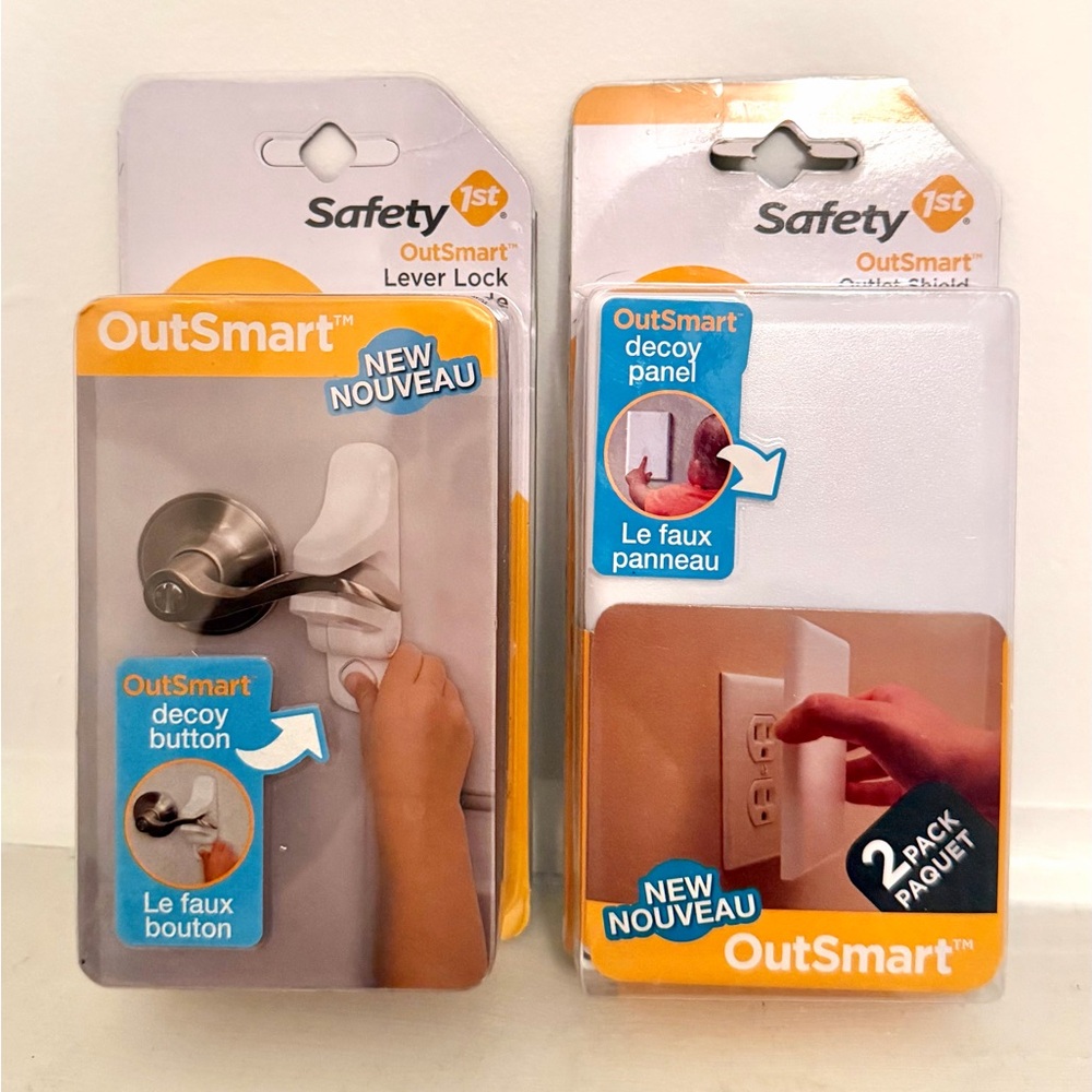 Safety 1st OutSmart Lever Lock and Outlet Shield Set